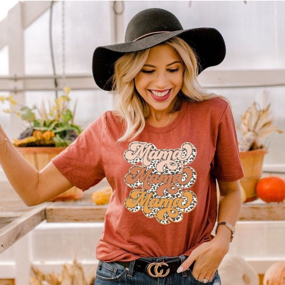 Graphic Mama Top